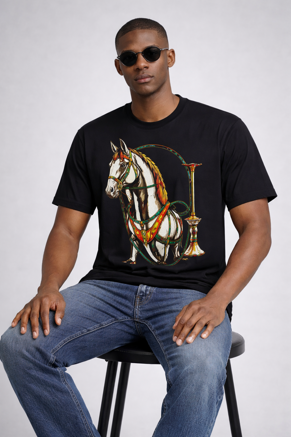 HERMES Black T-shirt